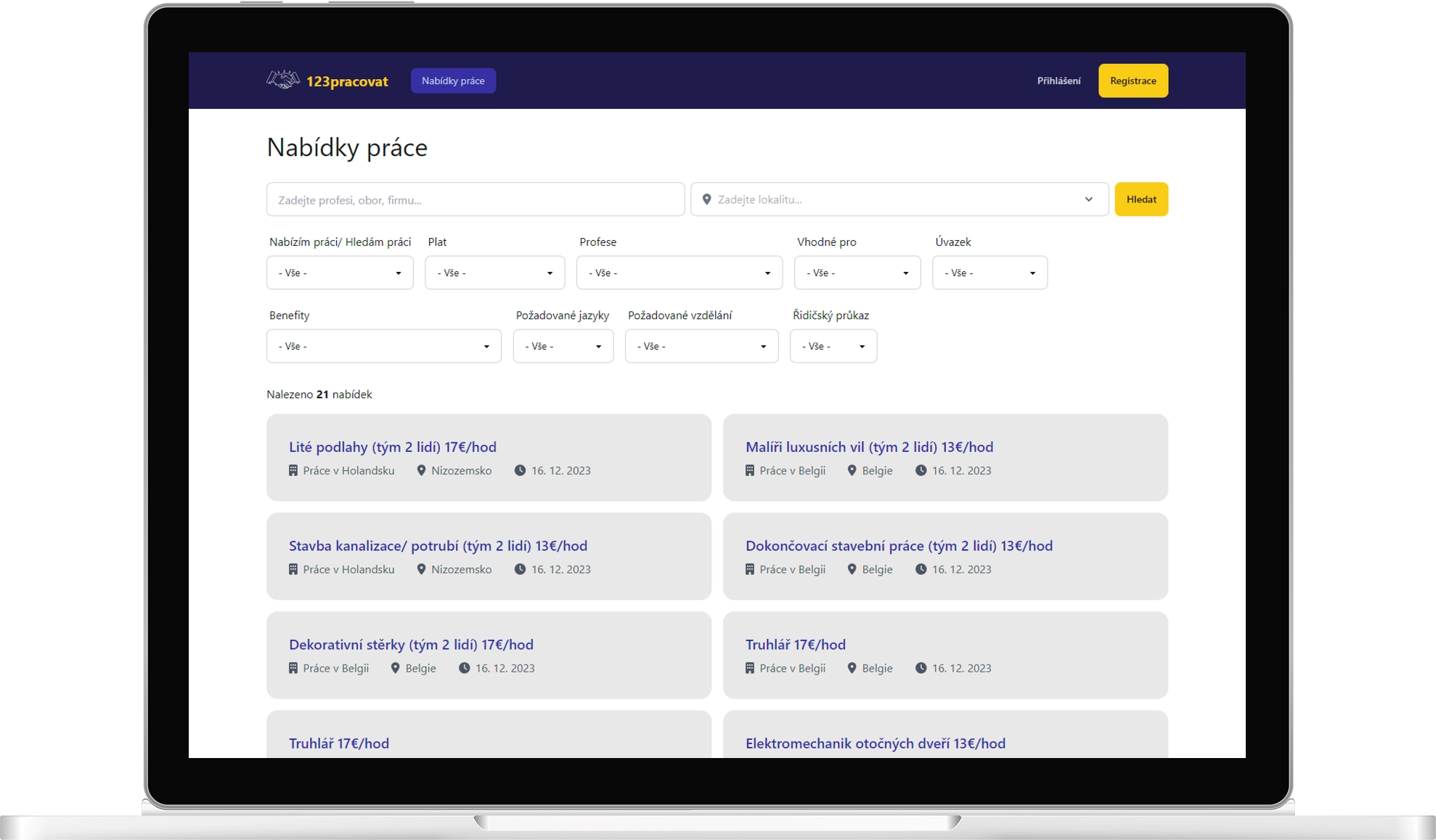 123pracovat.cz - PC verze 123pracovat.cz - PC verze