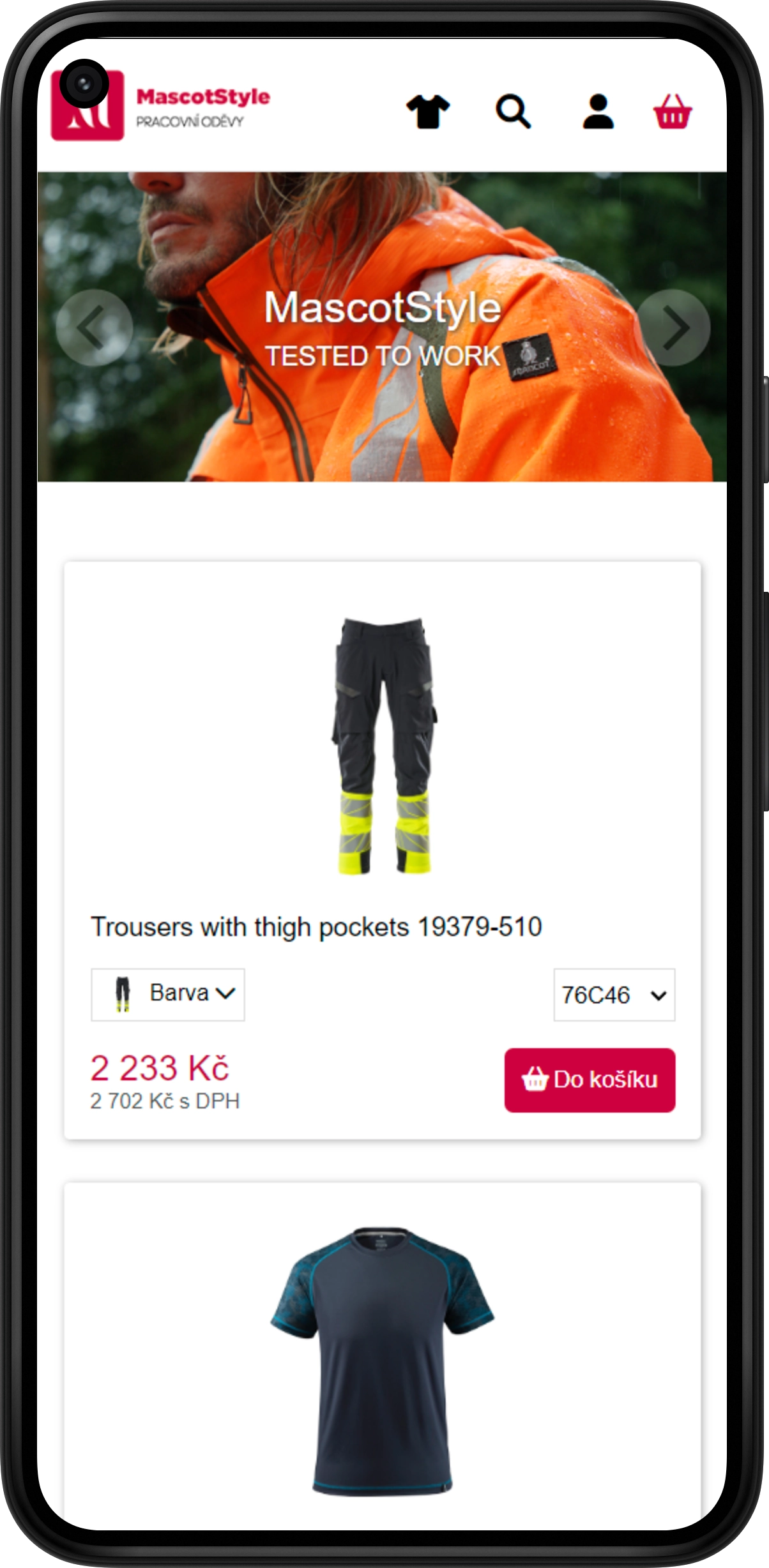 MascotStyle - mobilní verze MascotStyle - mobilní verze